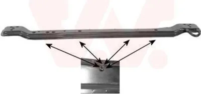 Produktbild von VAN WEZEL Querträger 1650681 Vorne für FIAT DUCATO Kasten (244)