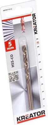 Obrázok produktu pre Vrták do kovu HSS Cobalt ø 5 mm - Kreator