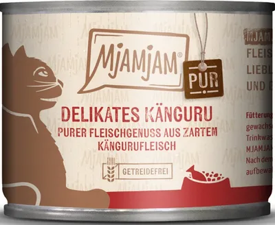 Image de Mjamjam pur plaisir de la viande tendre kangourou pur 200gx6