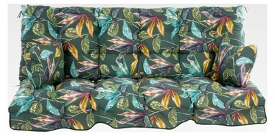 Produktbild von Auflage für Hollywoodschaukel 175x50 cm Ravenna Sitzpolster mit Rückenlehne und Seitenkissen