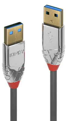 Obrázok produktu pre Lindy 36626, 1 m, USB A, USB A, USB 3.2 Gen 1 (3.1 Gen 1), 5 Gbit/s, Šedá