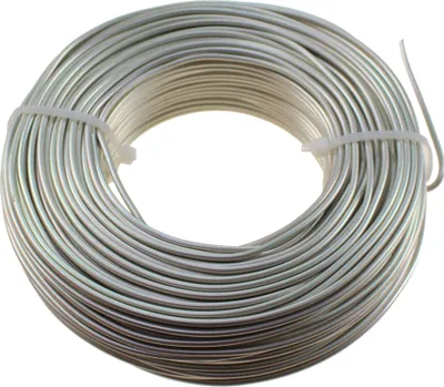 Produktbild von 60m Aluminiumdraht Ø 2mm Aludraht Basteldraht Dekodraht Schmuckdraht perlmutt