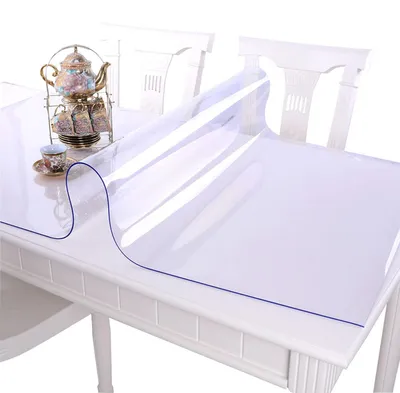Zdjęcie produktu dla Przezroczyste obrusy PVC, 90 x 130 cm, do ochrony stołu