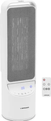 Obrázok produktu pre Expondo Uniprodo Elektrický ohrievač - 1200/2000 W - otočný - biely