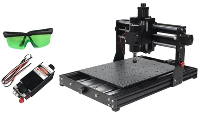 Obrázek produktu pro CNC gravírovací stroj, vřeteno 500 W, offline řídicí jednotka, 400 × 300 mm, doplnit laser FÜGE 2,5 W