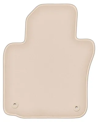 Produktbild von DURBAN Beige Velours-Fahrerfußmatte für Volkswagen Golf VI Schrägheck, Variant, Kombi (2009-2013)