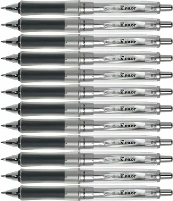 Produktbild von Pilot Kugelschreiber Dr. Grip Equilibrium 12er-Set schwarz