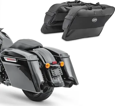 Image de Valises latérales Stretched adaptables sur Harley Davidson Touring 14-25 avec I