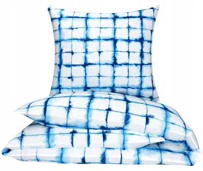 Produktbild von Nyks Baumwolle Bettwäsche Set 160x200 cm Karo