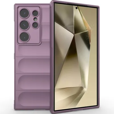 Obrázek produktu pro Pouzdro pro Samsung Galaxy S24 Ultra Měkké TPU Silikonové Nárazuvzdorné Ochranné Pouzdro Fialová
