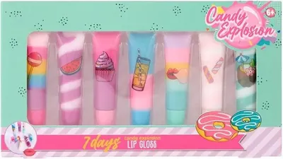Image de Canenco y parvient Gloss à lèvres Swirl - 7 pièces