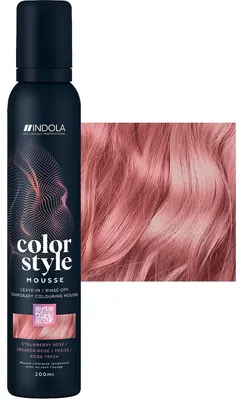 Produktbild von Indola CSM Erdbeer-Rose 200ml Color Style Mousse, KI-generiertes Bild