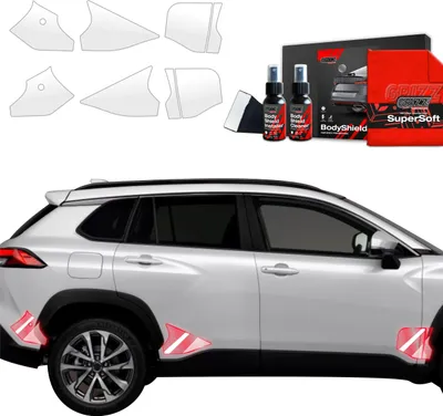 Image de Film de protection 6 en 1 Grizz Protector pour bas de caisse avant et arrière - Toyota Corolla Cross (2022-2025)