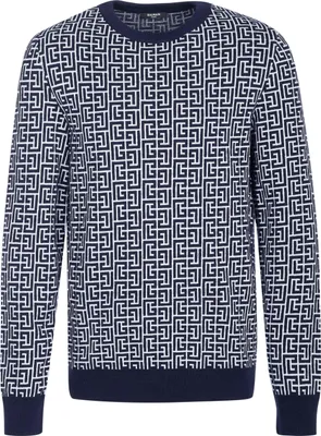 Zdjęcie produktu dla Sweter Balmain z okrągłym dekoltem dla mężczyzn