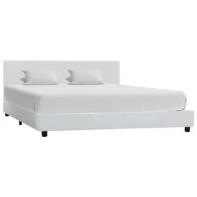 Immagine prodotto di vidaXL Struttura letto in Pelle finta bianca 160 x 200 cm