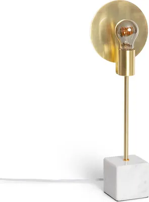Produktbild von Tischlampe Marmor und Metall Argos Gold