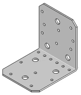 Image de Équerre Sans Renfort - 105x105x90x3 mm - D-Work
