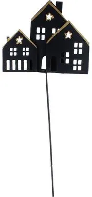 Produktbild von Pflanzenstecker Häuserreihe - ca. 11 x 36 cm