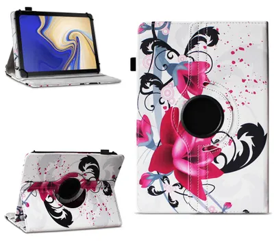 Produktbild von Tablet Hülle Samsung Galaxy Tab S4 10.5 Tasche Schutzhülle Case Cover DrehbarFarben:Motiv 7
