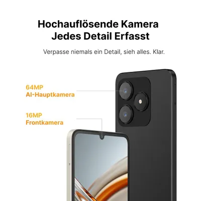 Produktbild von Neo S25 Pro 5G Android 15 Smartphone Ohne Vertrag 32GB+256GB/TF 2TB, 6.75" 120Hz 5280mAh 64MP+16MP 4G Dual SIM Handy NFC GPS/Widevine L1, Gold
