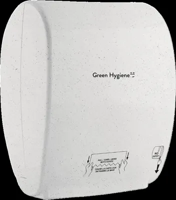 Obrázok produktu pre Green Hygiene® Green Hygiene® Papierhandtuchspender DAUERLÄUFER weiß-meliert Kunststoff