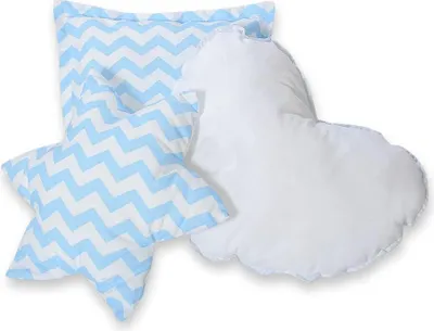 Image de set de coussins 3 pièces - coussin décoratif - double face et décoratif pour chambre d'enfant