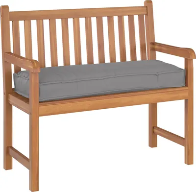 Image de vidaXL Coussin gris 110 x 40 x 8 cm Tissu Oxford