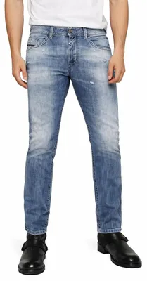 Produktbild von Diesel Thommer 081AS Herren Jeans Hose Regular Slim Skinny