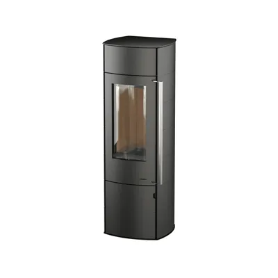 Obrázok produktu pre Krbové kachle Thermia Alpha Ring, oceľové, čierne, 6 kW