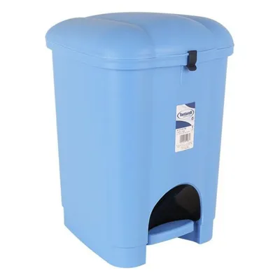 Produktbild von Abfalleimer mit Pedal Tontarelli Kunststoff Blau: 16 L