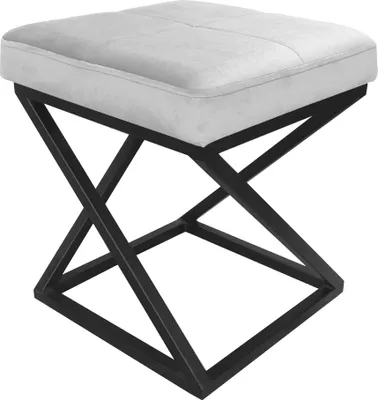 Obrázek produktu pro ZAZU 2 MG VELVET pouffe světle šedá