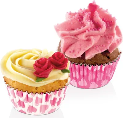 Produktbild von Muffin-Minikörbchen DELÍCIA ø 4 cm, 100 St., Herzchen