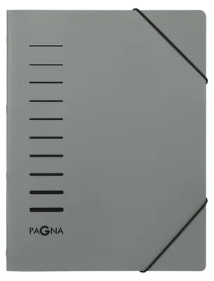 Produktbild von Pagna Ordnungsmappe Office 6 Fächer silber