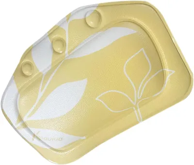 Obrázek produktu pro Měkký PVC polštář do vany s přísavkou, neklouzavý, pohodlný pro hlavu a krk, snadná montáž