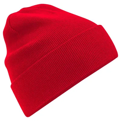Produktbild von Beechfield - "Original" Mütze Mit Bündchen FK1134 (Einheitsgröße) (Rot)