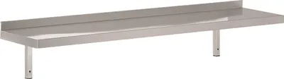 Produktbild von CHEFGASTRO 300 Edelstahl Wandbord 1000 Inkl. Konsoles BxTxH 1000x300x320 mm