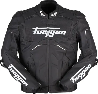 Produktbild von Furygan Raptor Evo 2 Motorrad Lederjacke, schwarz/weiß, M