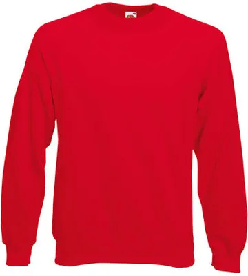 Produktbild von Fruit of the Loom - Classic Raglan Sweat - Red - XL