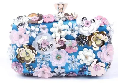 Productafbeelding van Solidchoice - Elegante Avond Clutch met Kristallen Sluiting