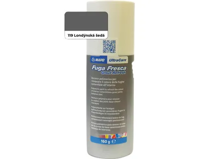 Produktbild von MAPEI® ULTRACARE Fuga Fresca 119 londýnska sivá 160 g Farba na renováciu škár na obnovenie farby škár
