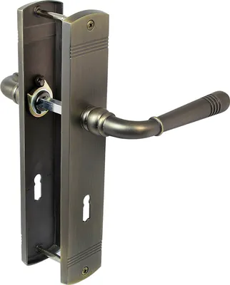 Produktbild von Türbeschlag 1704 Helena LS BB Messing brüniert Türdrücker Türklinke Türgriffe