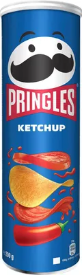 Produktbild von Pringles Ketschup Stapelchips Tomaten Ketchup Geschmack 200g 4er Pack
