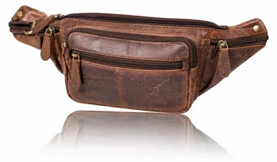 Produktbild von Bauchtasche Gürteltasche Hüfttasche Umhängetasche Crossbag Leder Sport Tasche