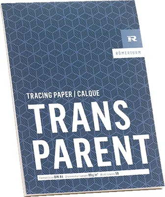Produktbild von RÖMERTURM Künstlerblock "TRANSPARENT" DIN A4 50 Blatt