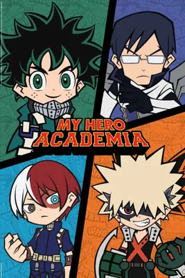 Produktbild von Poster My Hero Academia Chibi 61x91.5cm