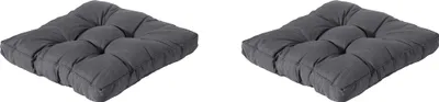 Produktbild von Madison - Florance Sitzkissen Panama grau - Ca. 73x73 cm - 2er-Set