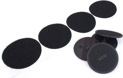 Image de 8 pièces Tapis Velcro Fixation pour BMW Plateau Velcro Plaquettes de bouteilles autocollantes, Idéal aussi pour le montage ultérieur