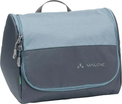 Produktbild von VAUDE WegaWash, Kulturbeutel, Blau, Grau, Polyester, Polyurethan (PU), Einfarbig, Reißverschluss, 7 l
