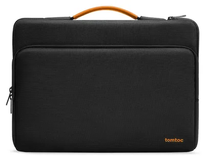 Produktbild von tomtoc 360° Laptoptasche für 15,6 Zoll Acer, ASUS, Dell, HP, Lenovo Laptop – Größe 15,6-16,2 Zoll, Schwarz