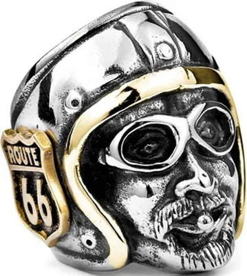 Produktbild von ROUTE 66 Biker 247 Siegelring eines Motorradfahrers